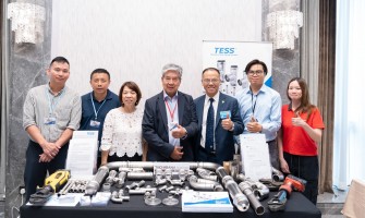 TESS Stainless Steel Pipes and Fittings are introduced in the exhibition held in conjunction with the 69th Annual Dinner of HKPSWTA.